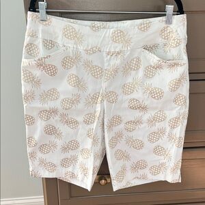 Chico’s Pineapple Print Women's Shorts - Size 2.5
